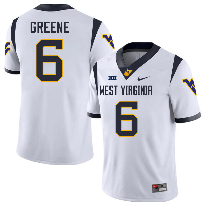 Garrett Greene WVU Jersey,West Virginia Mountaineers #6 Garrett Greene Jersey Youth College-White